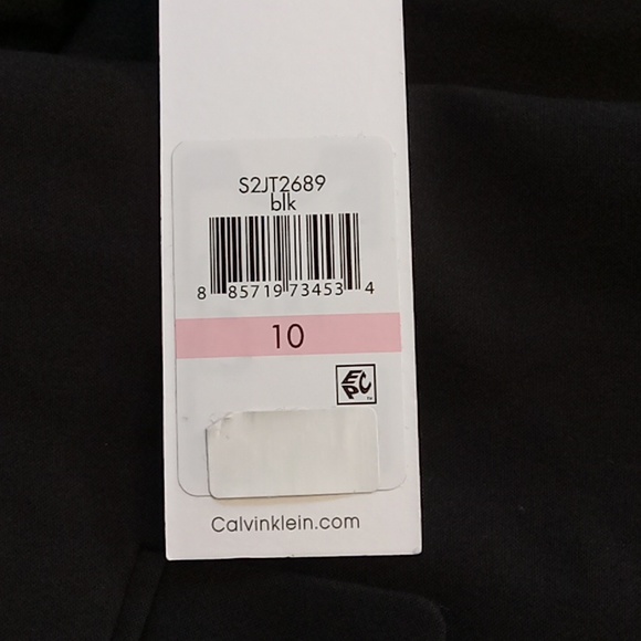 Calvin Klein Women's Suit Jacket, Size 10, Black - Picture 5 of 5